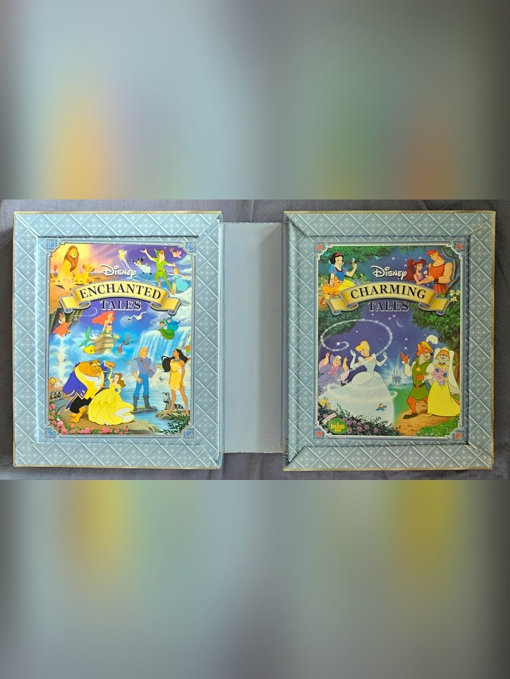Disney Magical Tales Set, 2005, 2 Excellent Condition Hardcover Books In Box
